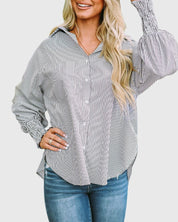 Blaine - Oversized Striped Shirt