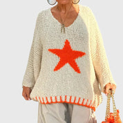 Aria - V-neck Knit Jumper