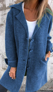 Camile - Casual Single Breasted Wool Coat