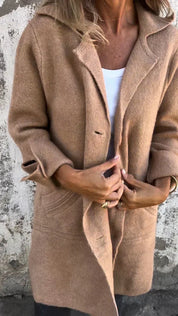 Camile - Casual Single Breasted Wool Coat