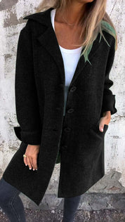 Camile - Casual Single Breasted Wool Coat
