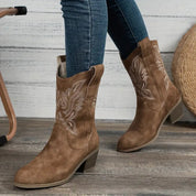 Aurora - Chunky Heel Cowboy Boots