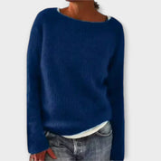 Regine – Solid Colour Knit Sweater