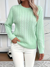 Antonella - Casual Loose-Fit Round Neck Sweater