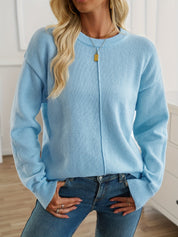Elisabeth - Long Sleeve Crew Neck Sweater