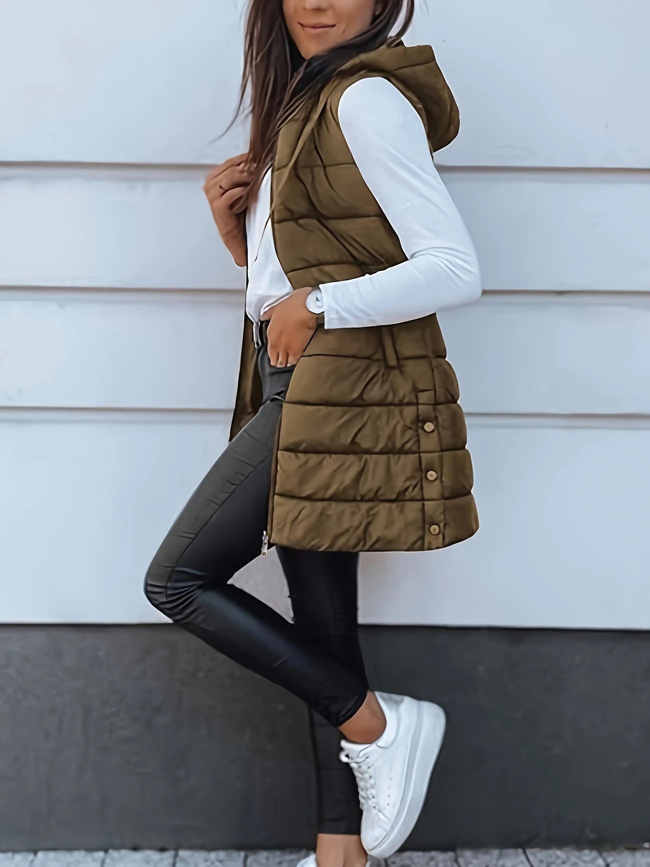 Emma - Casual Sleeveless Long Vest