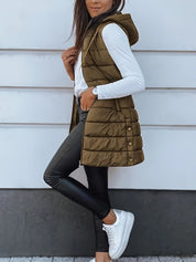 Emma - Casual Sleeveless Long Vest