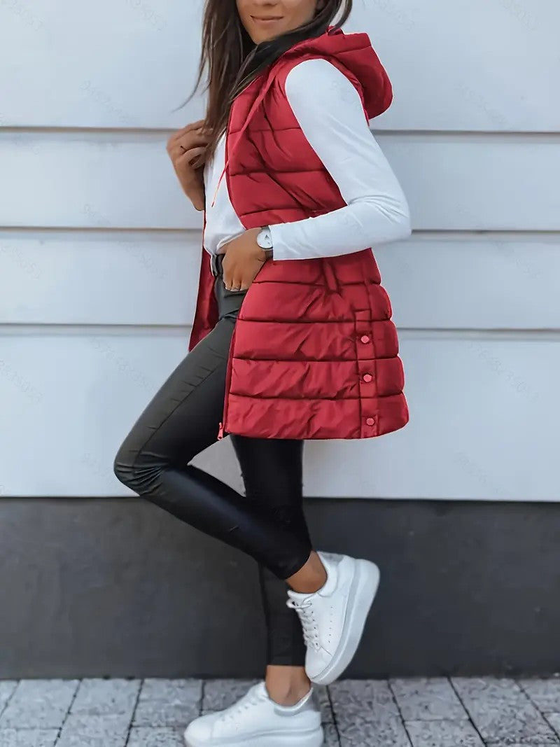 Emma - Casual Sleeveless Long Vest