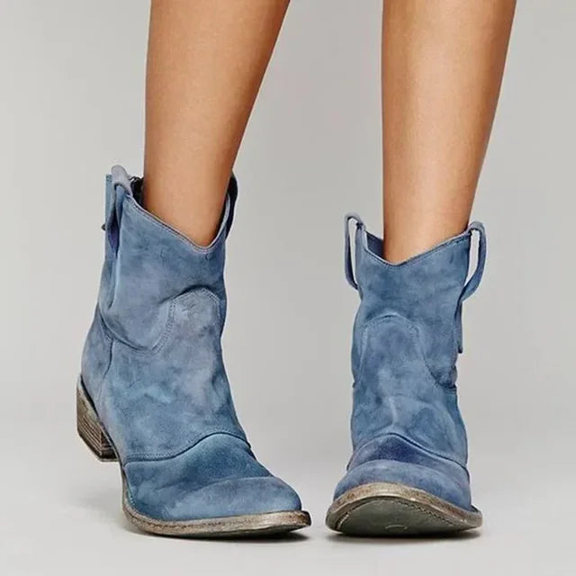 Marina - Cowboy Ankle Boots