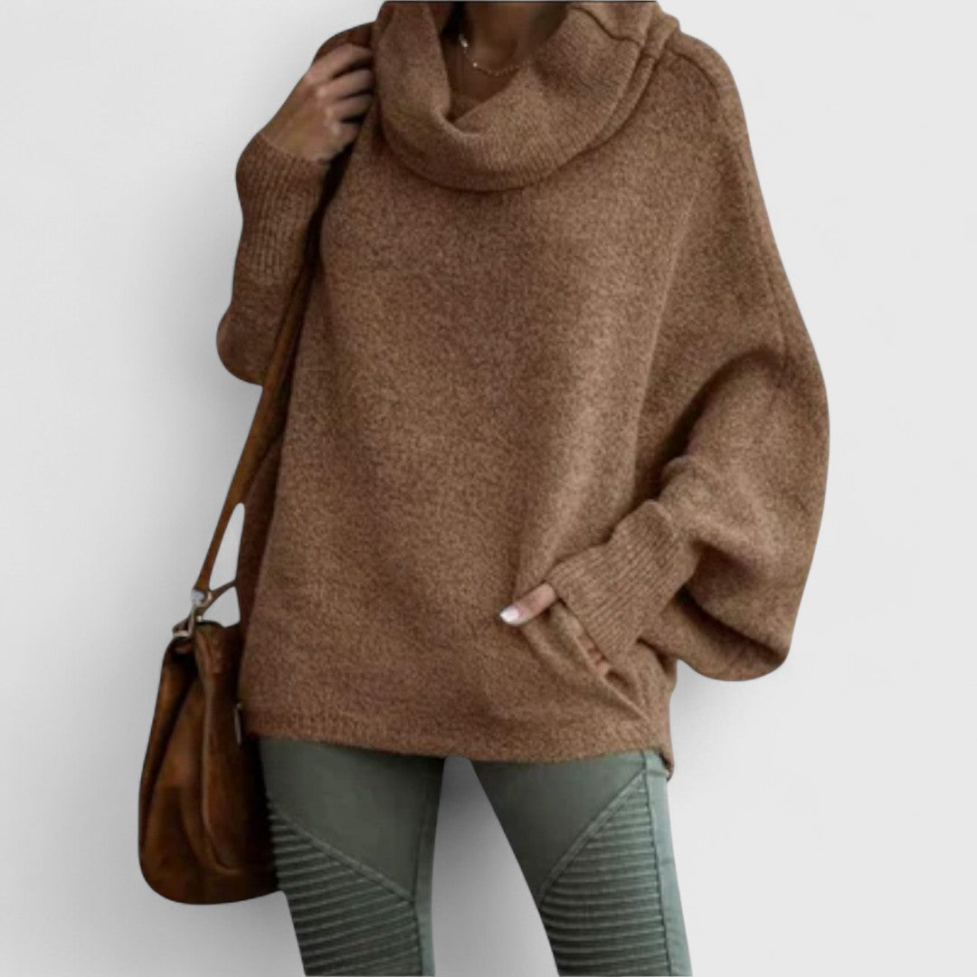 Ulrike - Elegant Women's Sweater in Tortoiseshell