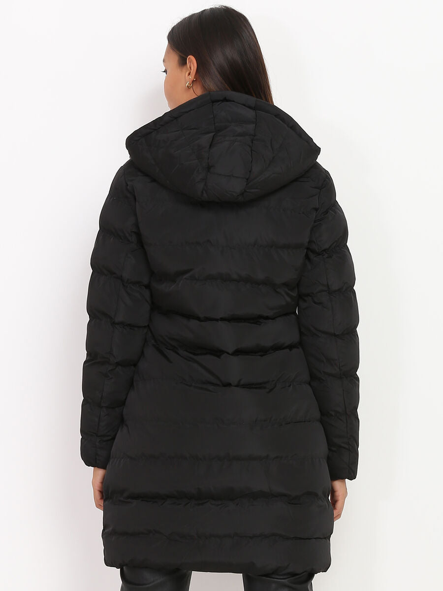 Isabelle - Women's Padded Winter Coat with Hood