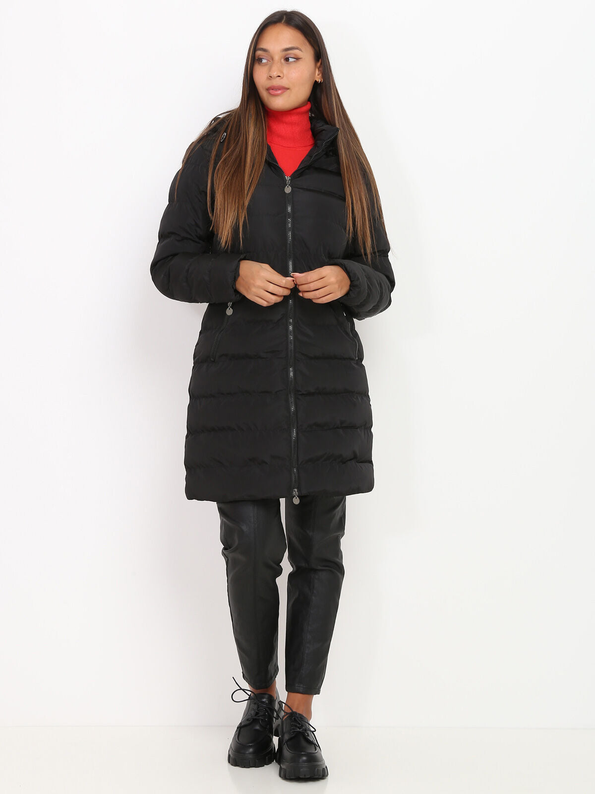 Isabelle - Women's Padded Winter Coat with Hood