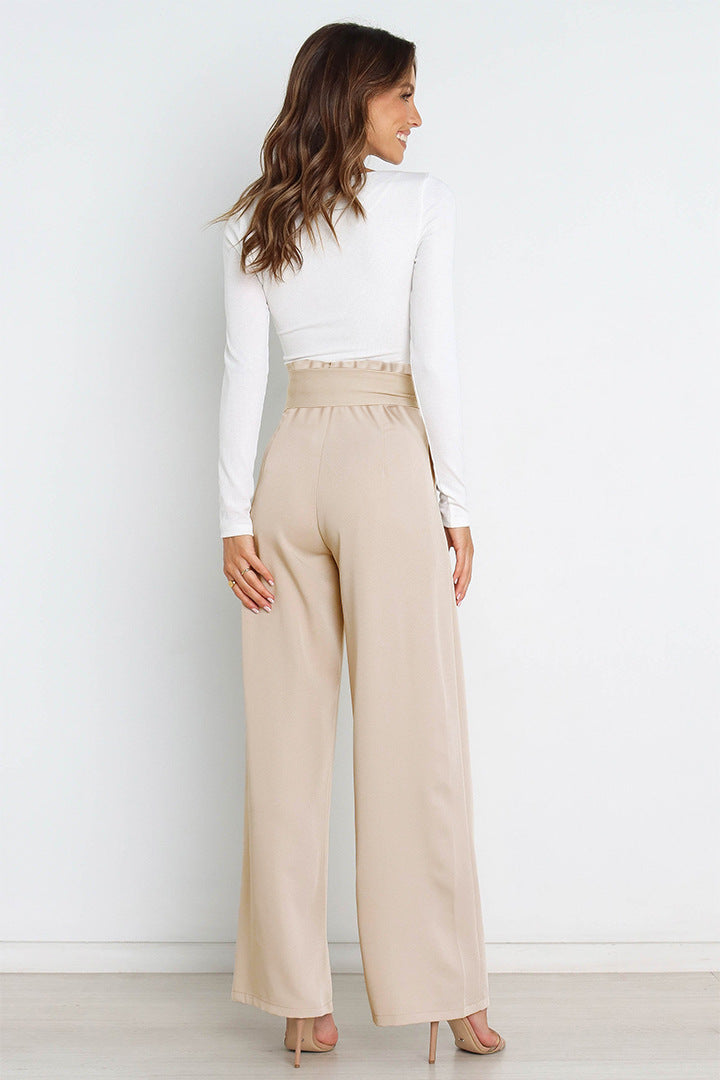 Layla - Women's Wide Leg Linen Trousers