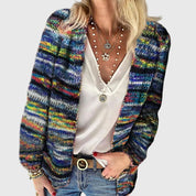 Abigail - Colour Striped Cardigan