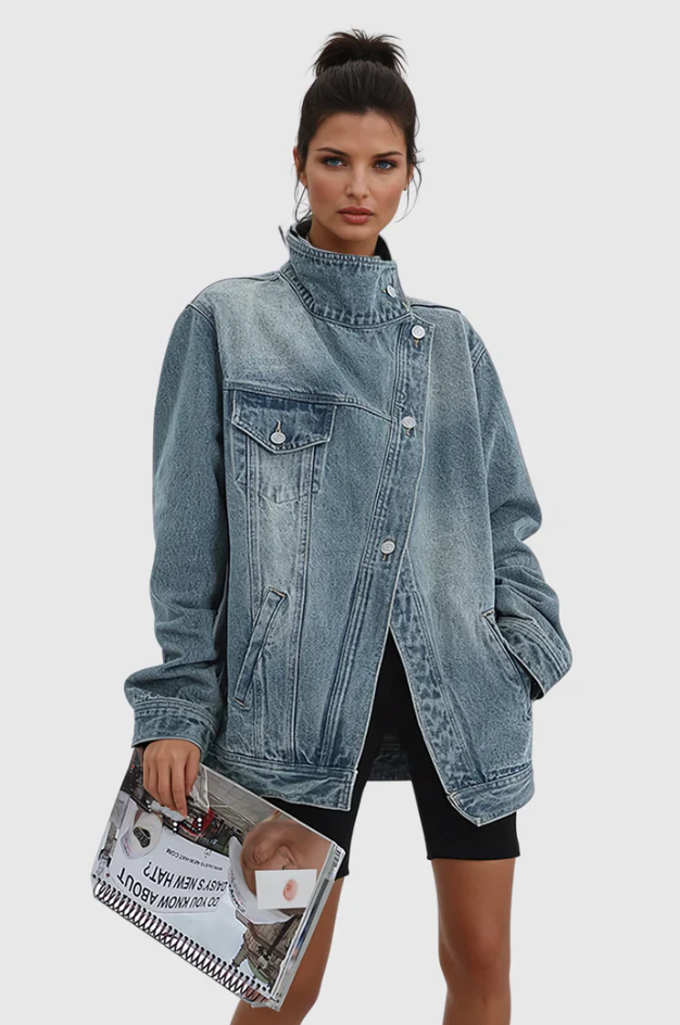 Eva - Women’s Artistic Denim Jacket