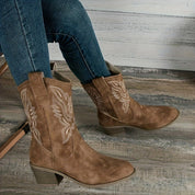 Aurora - Chunky Heel Cowboy Boots
