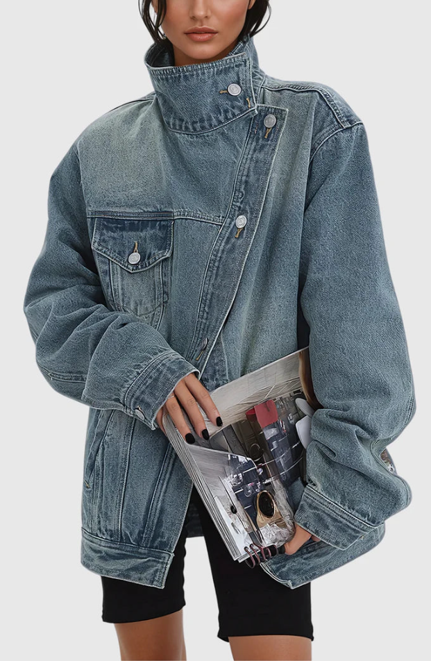 Eva - Women’s Artistic Denim Jacket