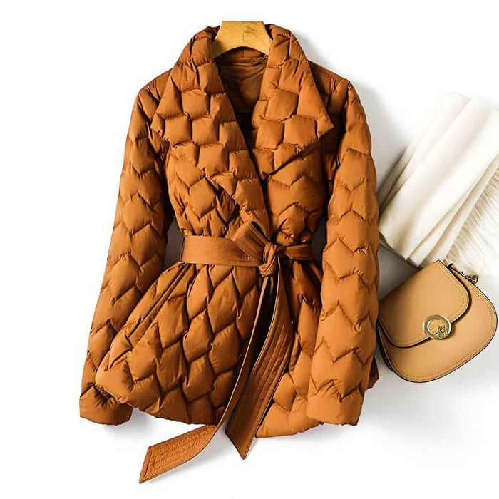 Avery - Stylish Quilted Down Coat