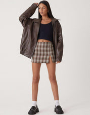 Charlotte - Women's Oversized Leather Jacket