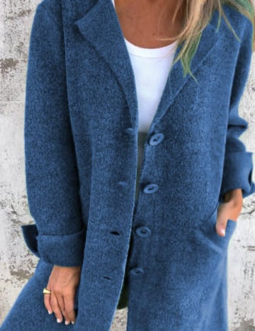 Camile - Casual Single Breasted Wool Coat