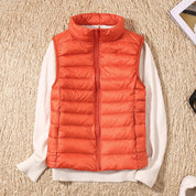 Kyra –  Ultralight White Duck Down Vest