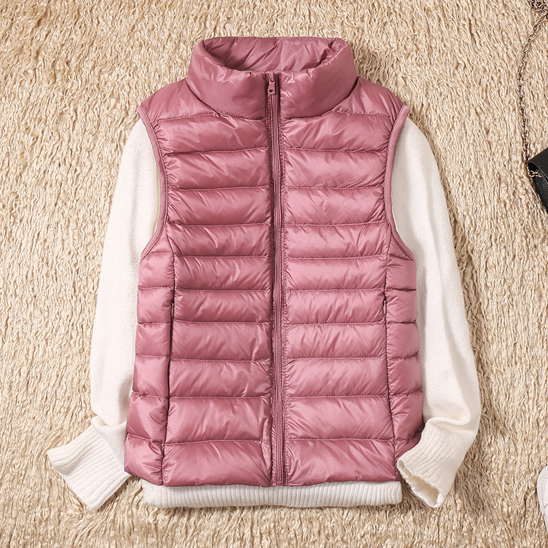 Kyra –  Ultralight White Duck Down Vest