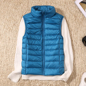 Kyra –  Ultralight White Duck Down Vest