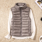 Kyra –  Ultralight White Duck Down Vest