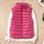 Kyra –  Ultralight White Duck Down Vest