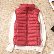 Kyra –  Ultralight White Duck Down Vest