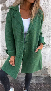 Camile - Casual Single Breasted Wool Coat