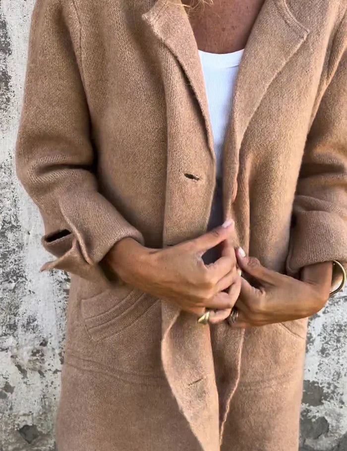 Camile - Casual Single Breasted Wool Coat