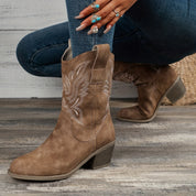 Aurora - Chunky Heel Cowboy Boots