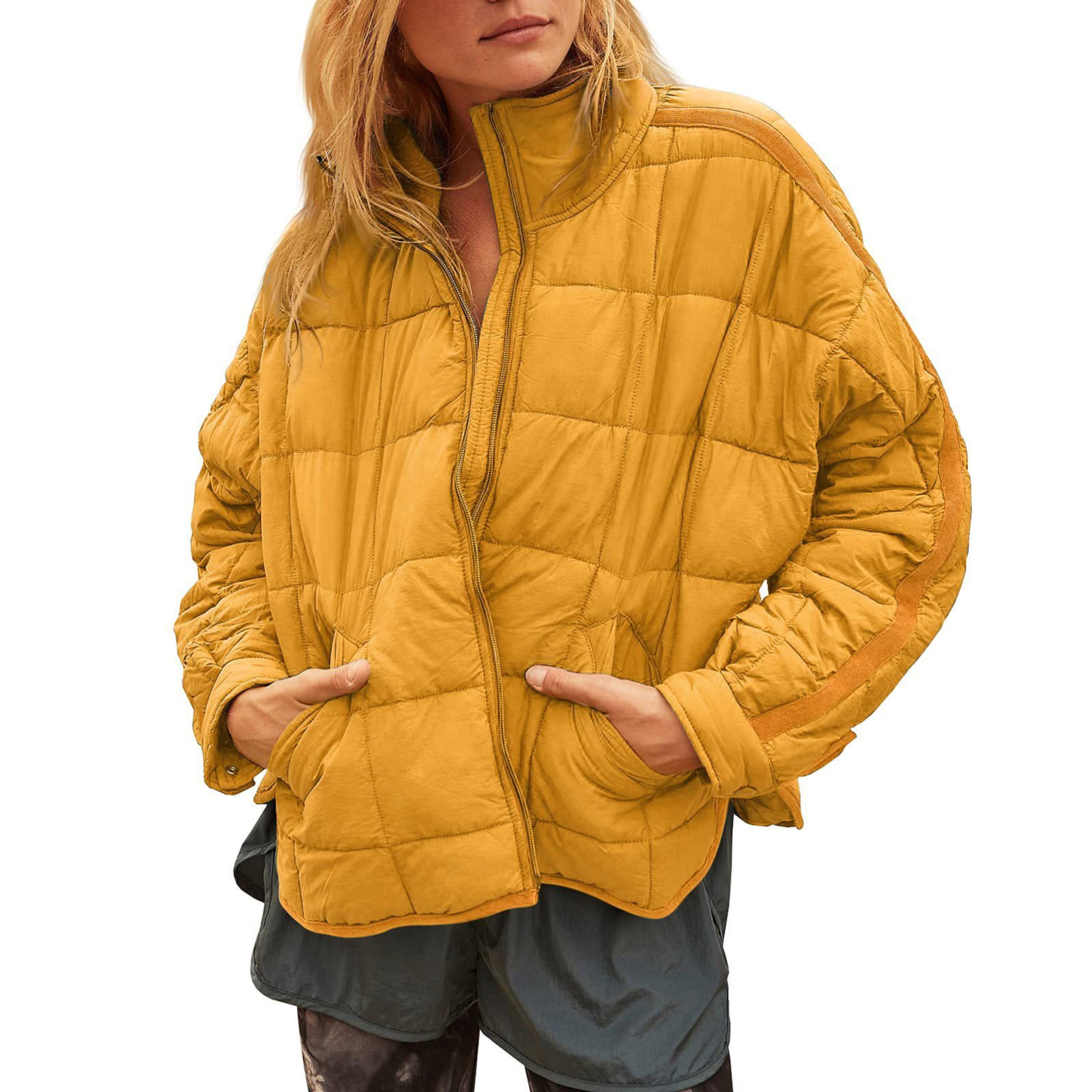 Olivia – Lightweight Compact Zip Puffer Jacket