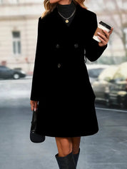 Marit - Winslet-Double-Breasted Trench Coat with Revers Collar