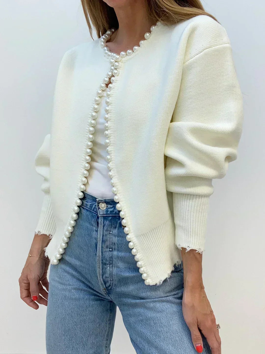 Kalina - Chic Pearl Cardigan