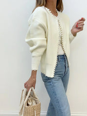 Kalina - Chic Pearl Cardigan