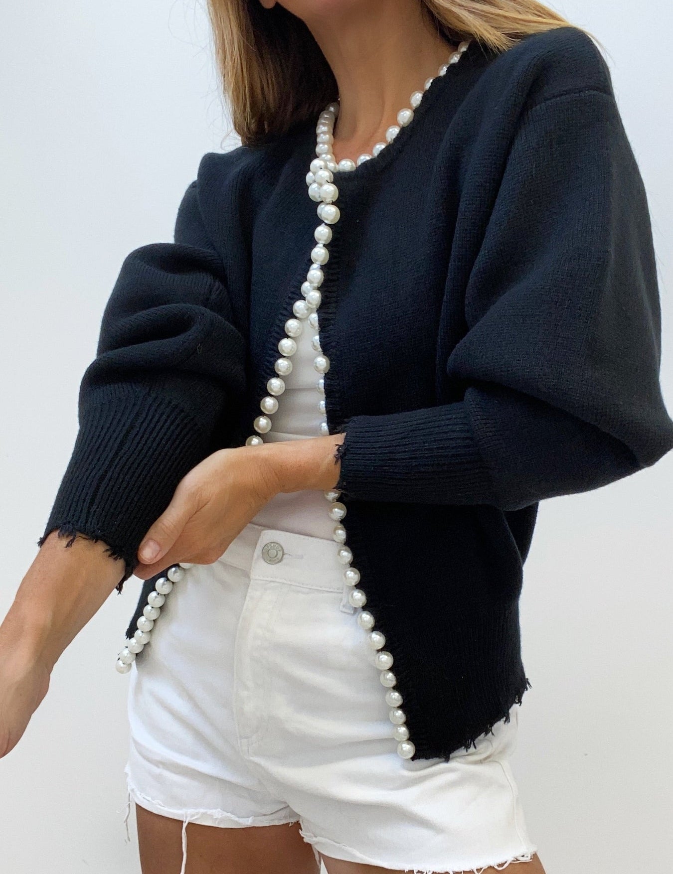 Kalina - Chic Pearl Cardigan