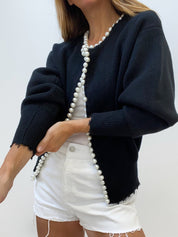 Kalina - Chic Pearl Cardigan