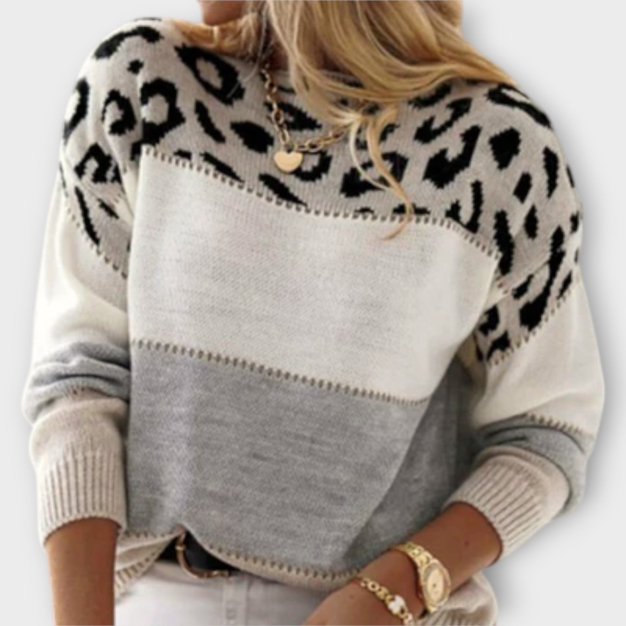 Kay - Casual Leopard Sweater
