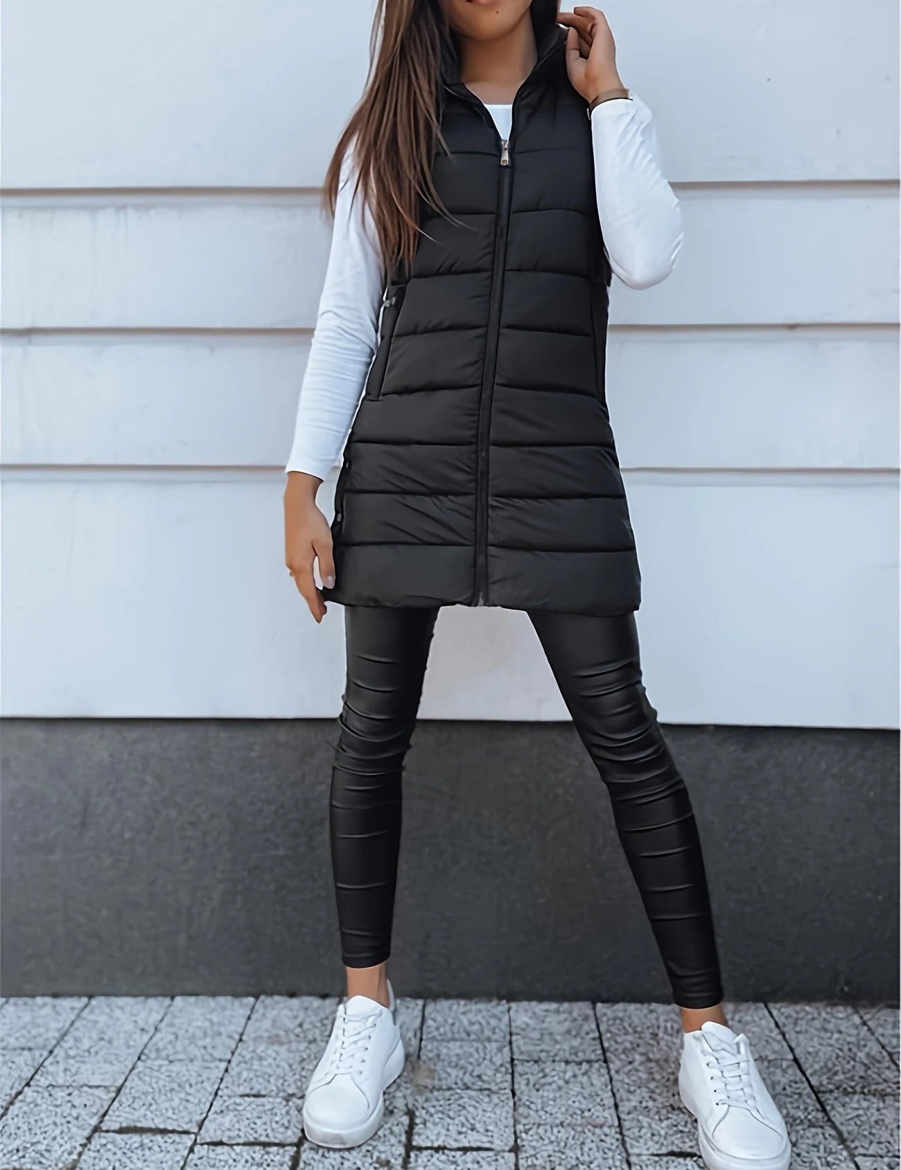 Emma - Casual Sleeveless Long Vest