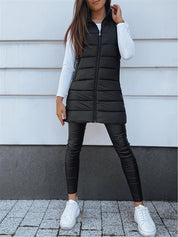 Emma - Casual Sleeveless Long Vest