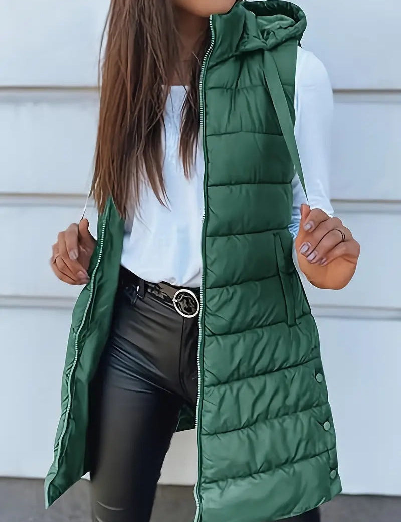 Emma - Casual Sleeveless Long Vest