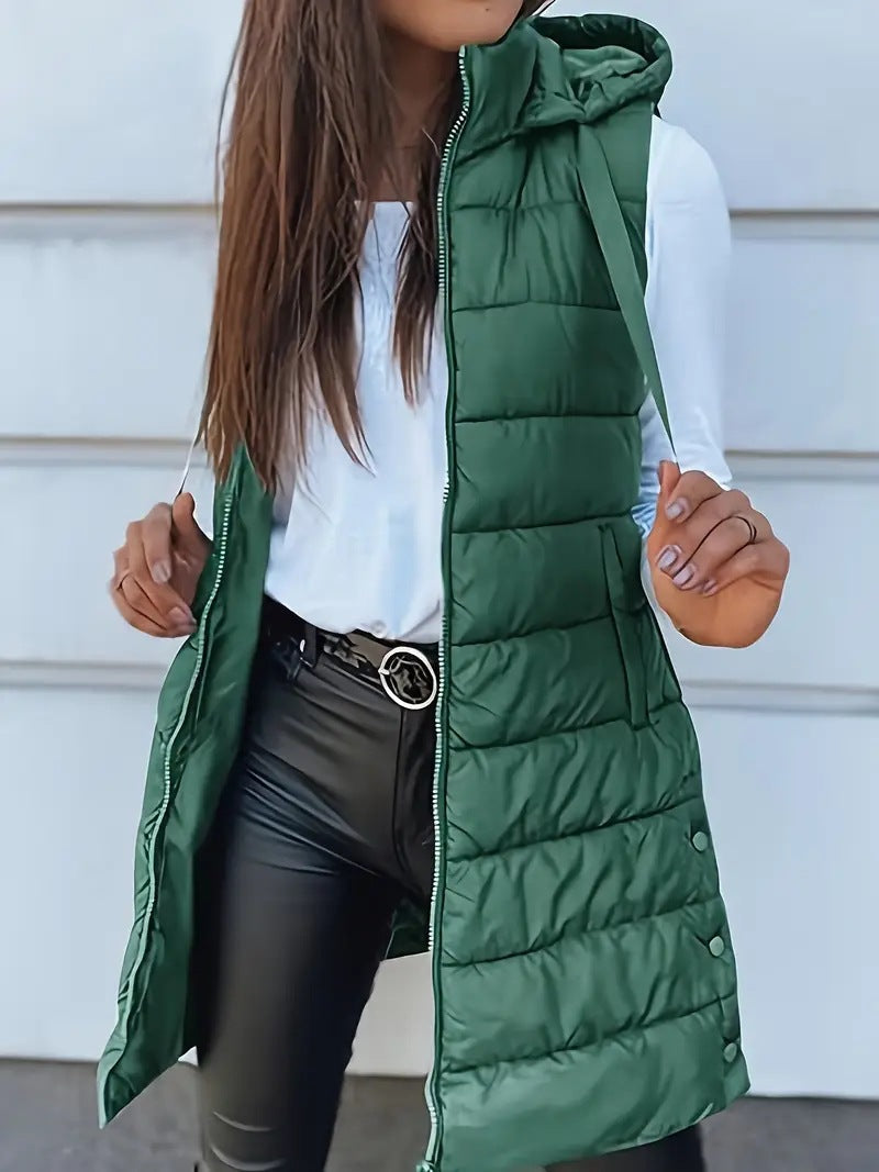 Emma - Casual Sleeveless Long Vest