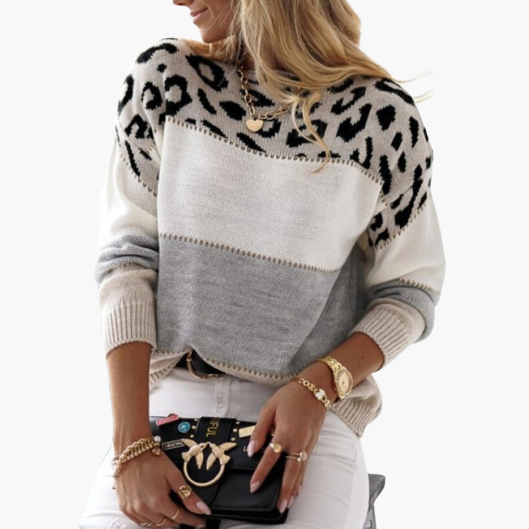 Emily - Leopard Print Jumper