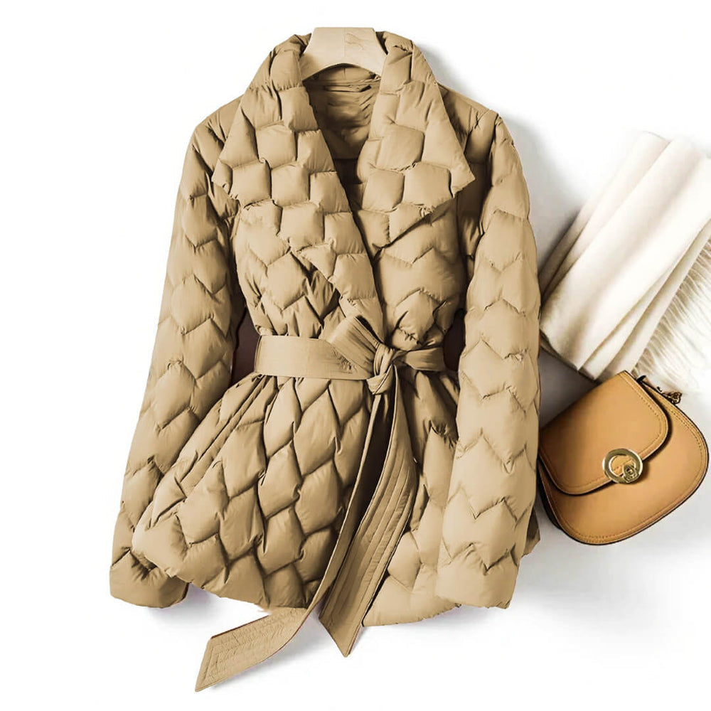 Avery - Stylish Quilted Down Coat