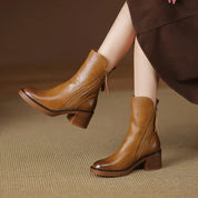 Serene - Chic Block Heel Ankle Boots