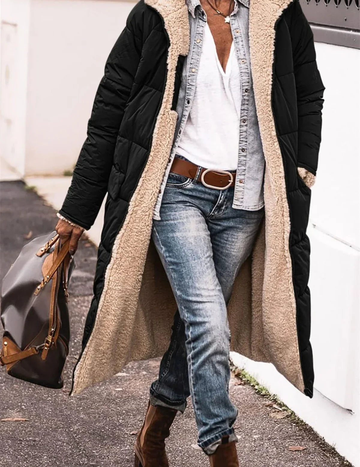 Maria - Reversable Quilted Coat