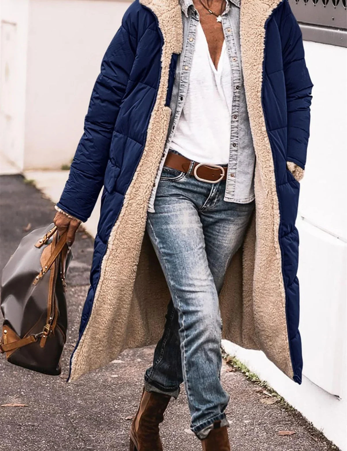 Maria - Reversable Quilted Coat