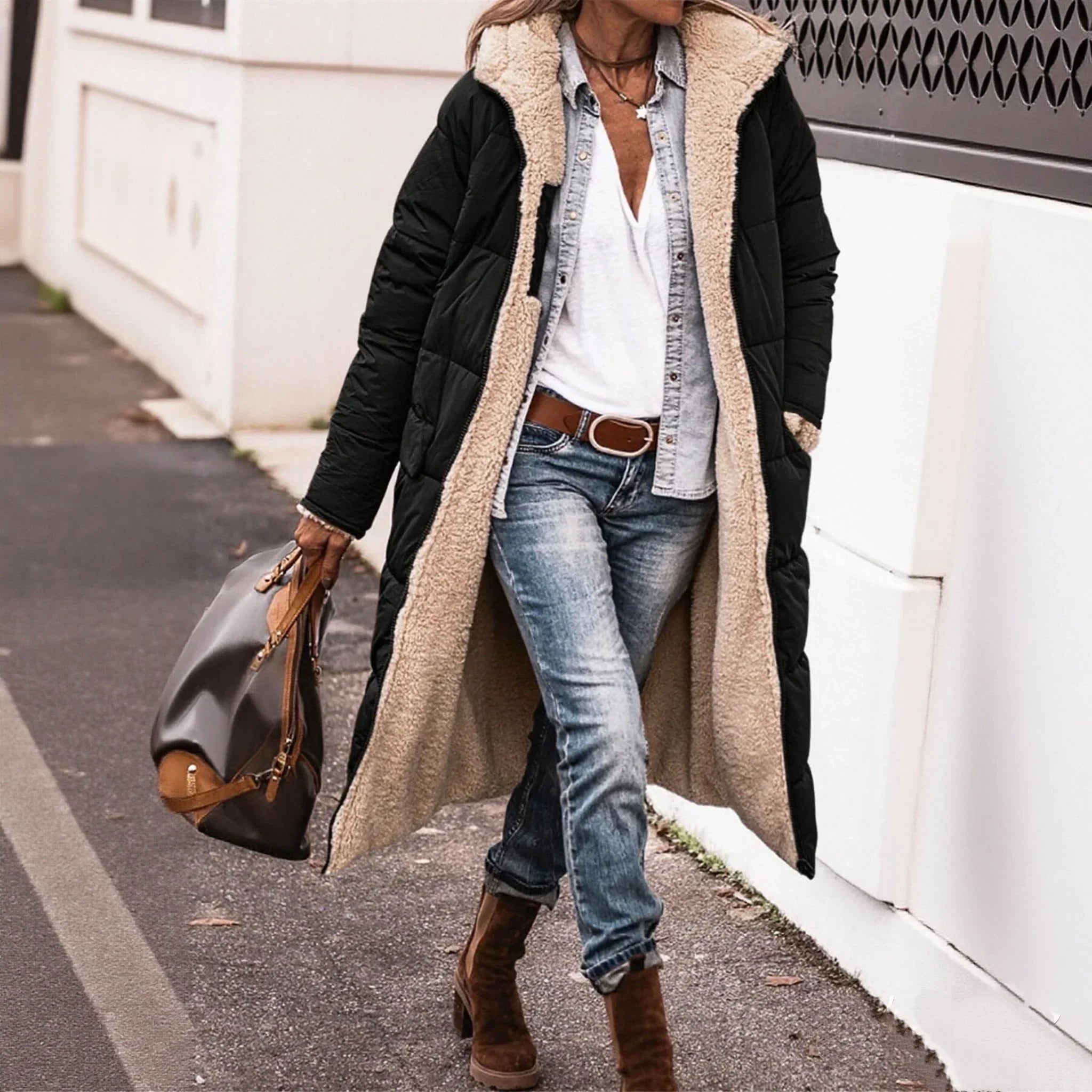 Maria - Reversable Quilted Coat